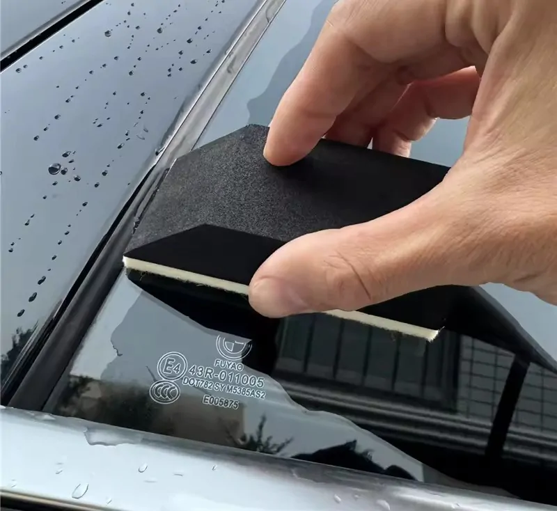 Фетровий аплікатор для очищення скла конічний MCS Glass Applicator 10x4,5см