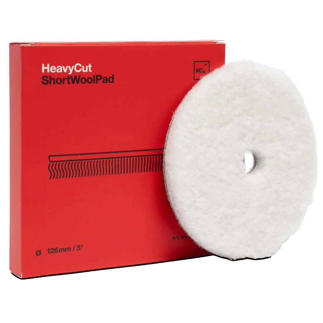Полірувальний круг хутряний з коротким ворсом KochChemie Heavy Cut Short Wool Pad 126 мм (9998334)