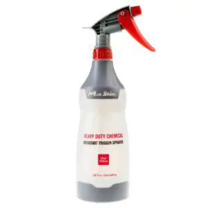 Ручний розпилювач для роботи з лужними та кислотними засобами MaxShine Heavy Duty Chemical Resistant Trigger Sprayer Gray 750мл (RTS750-G)