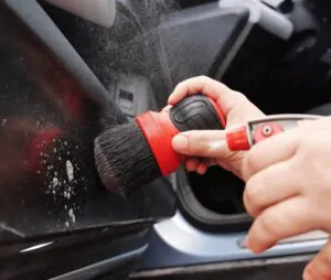 Пензель універсальна для детейлінгу MaxShine Curved Grip XL Detailing Brush Mixed Red (704627-R)