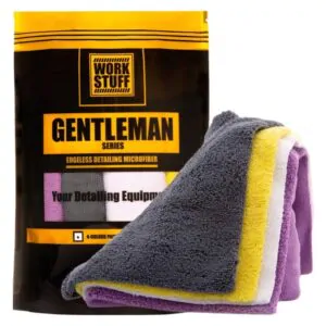 Набір мікрофібрових рушників Work Stuff Gentleman Basic 4-Pack 40х40 см, 350 gsm (WS066)