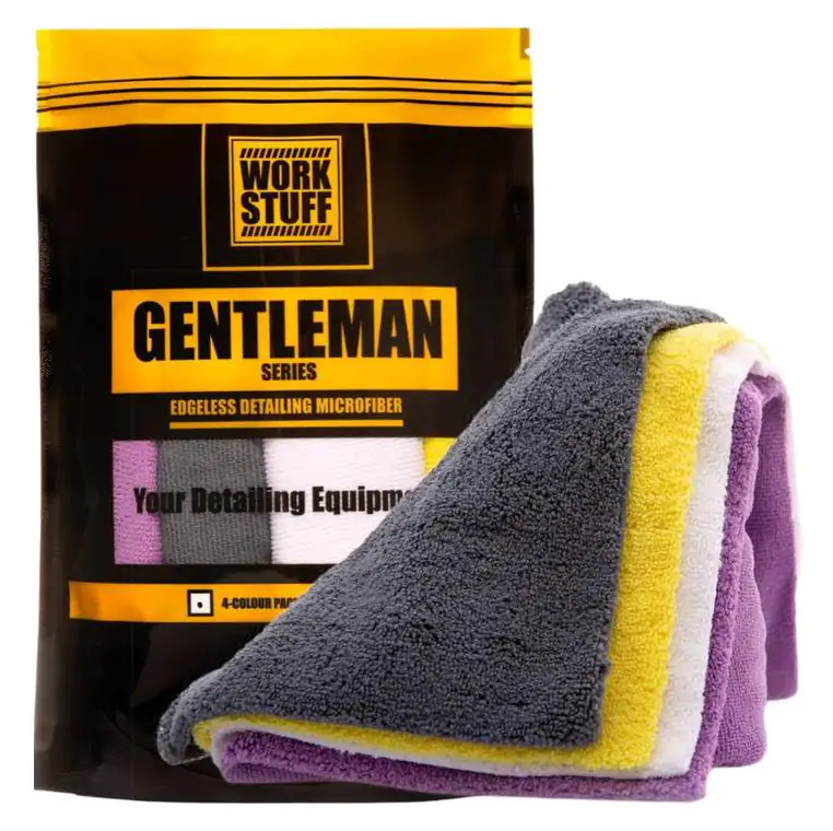Набір мікрофібрових рушників Work Stuff Gentleman Basic 4-Pack 40х40 см, 350 gsm (WS066)
