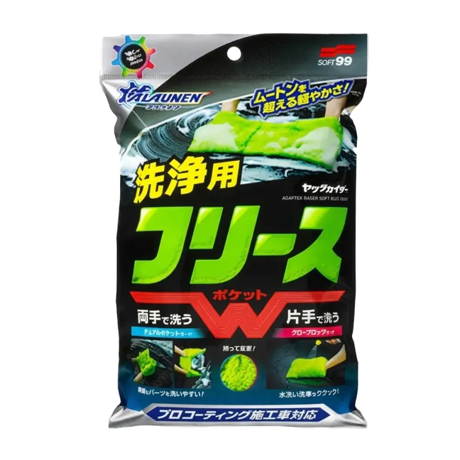 Мікрофібра для мийки авто SOFT99 Alaunen Kaiser Change Soft Wash Cloth 45×22см (02902)