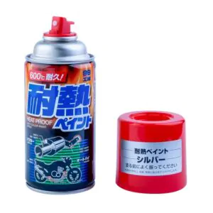 Термостійка фарба сріблястого кольору SOFT99 Heatproof Paint Silver 600 °C, 300мл (08021)
