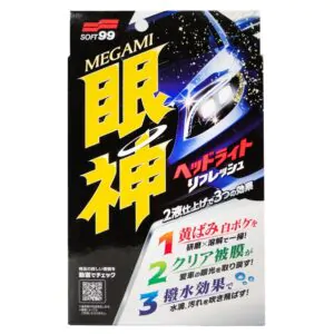 Кварцове покриття для відновлення фар SOFT99 MEGAMI Headlight Refresh (03135)