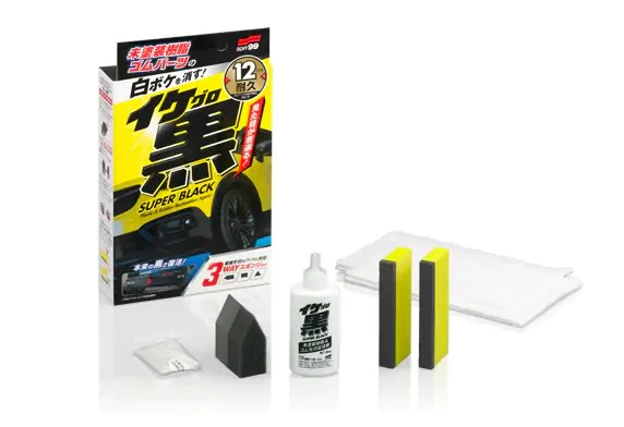 Відновник плас­тику, кольору та захисту SOFT99 SUPER BLACK Plastic & Rubber Restoration Agent 30мл (03136)