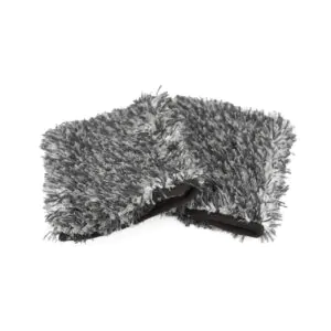 Набір рукавичок мікрофібрових Cyclone Ultra Wheel Mitt The Rag Company чорна/сіра 213665