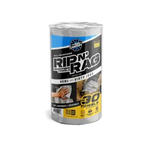 Набір рушників мікрофібрових Рулон Rip N Rag The Rag Company сірий 30*30см 80шт 213657