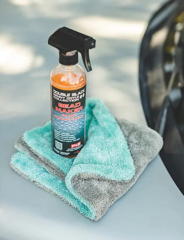 Рушник мікрофібровий для сушки авто The Rag Company The Liquid8r Бірюзовий 50см*60см