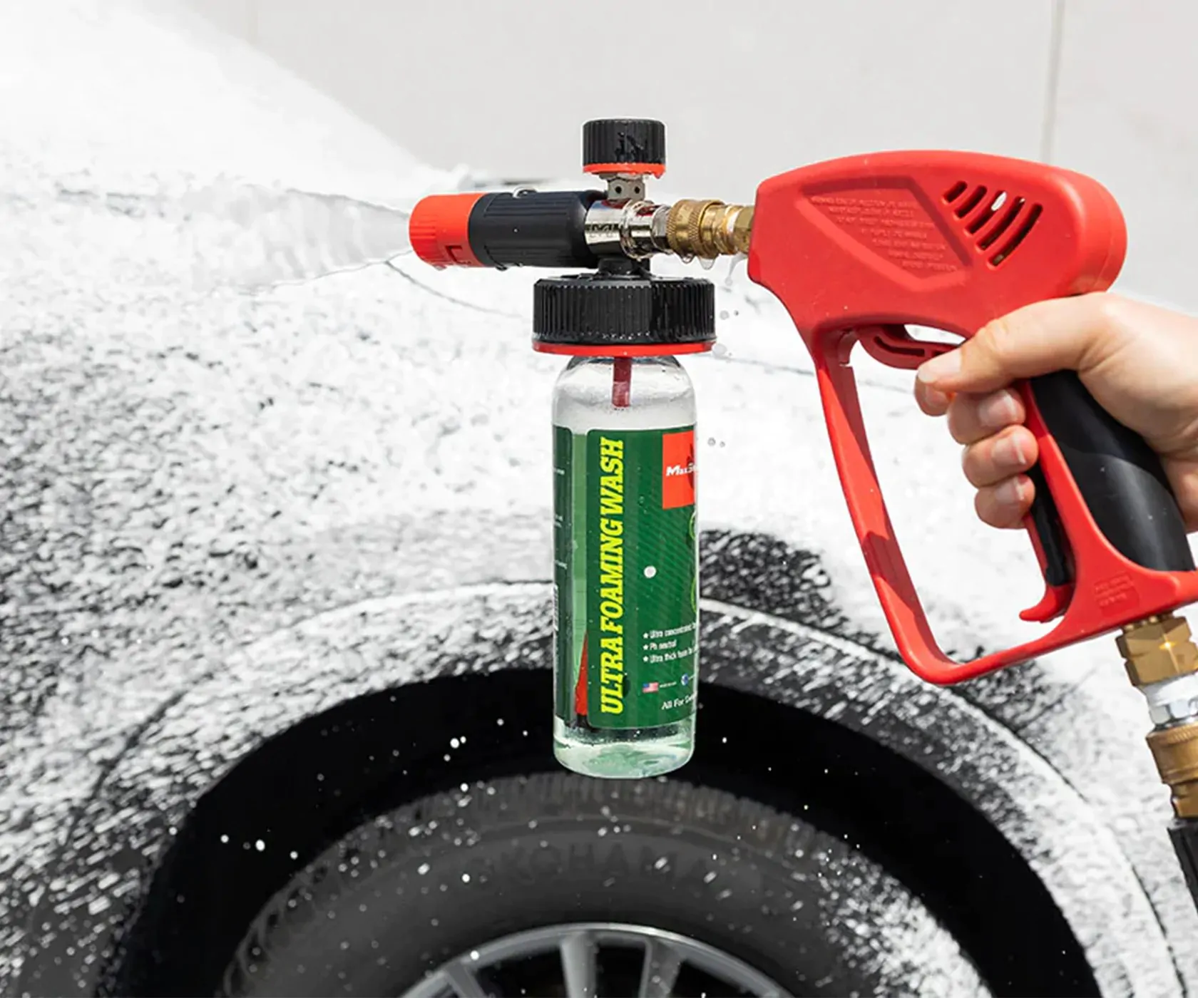 Пінна насадка для АВТ MaxShine Snow Master Foam Cannon V2 Red