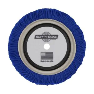 Вовняний ріжучий круг з центральним кільцем Buff and Shine 100% Blue Wool 4-Ply Twist 150мм (753RB)